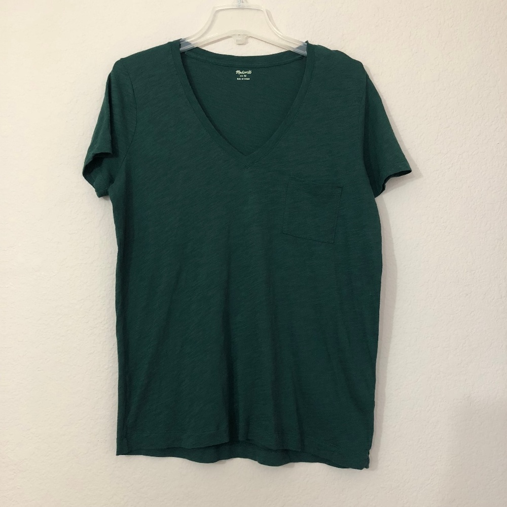 Madewell Pocket Tee Shirt V-neck